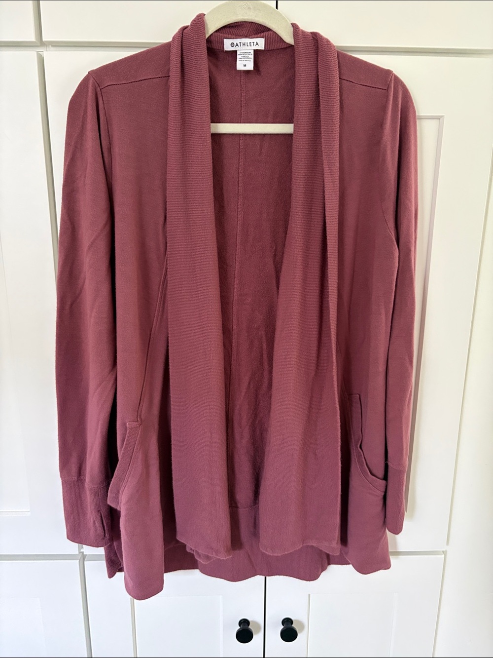 Athleta Pranayama Restore wrap  Dusty Rose